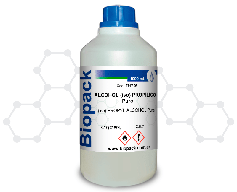 Alcohol ISO Propilico Puro x 1000 mL