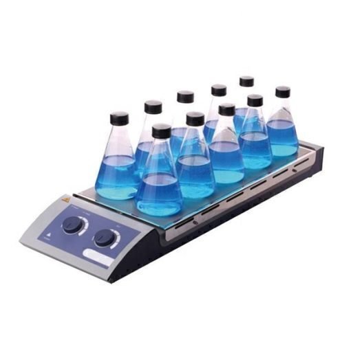 Agitador magnetico con calefaccion de 10 posiciones. Modelo MS-H-S10 , Marca BioSmartest