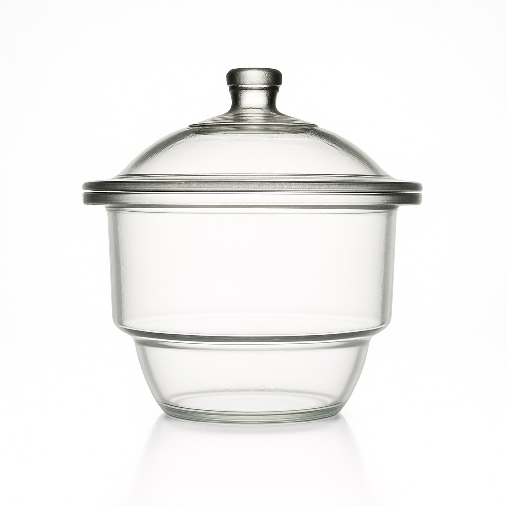 Desecador de Vidrio 180 mm - con Placa de Porcelana