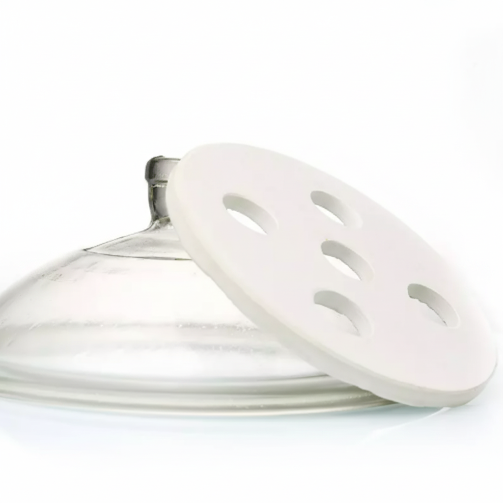 Desecador de Vidrio 210 mm - con Placa de Porcelana