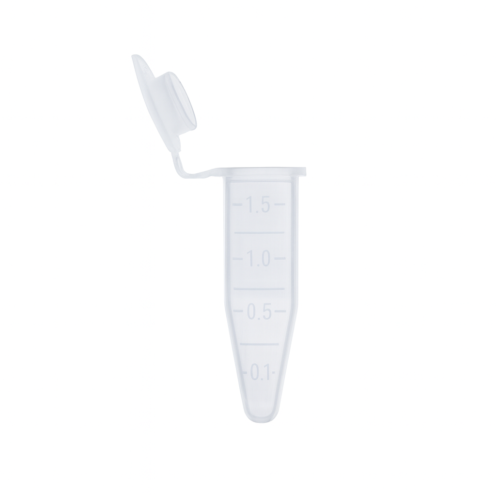 Tubo Eppendorf 1,5 ml Estéril - Bolsa x 500 unidades