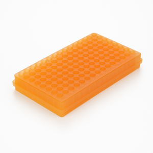 Placa Reversible para Microtubos de 0,5 y 1,5 ml de 96 Pocillos