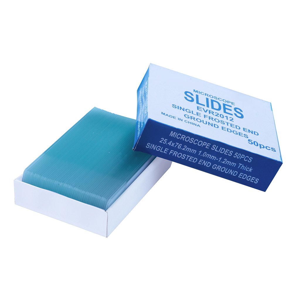 Portaobjetos Borde Esmerilado Frosted End - Caja x 50 Unidades