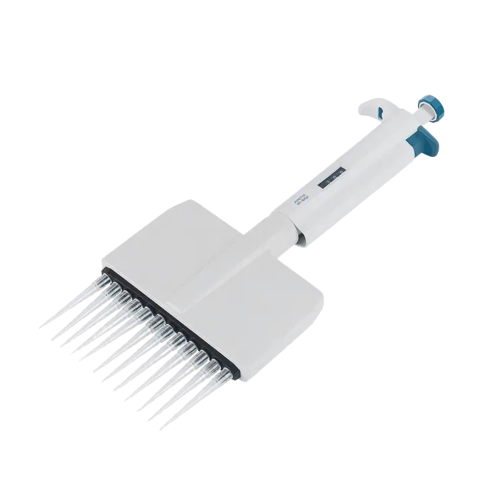 Pipeta Multicanal 12 Canales Ajustable 5-50 µl