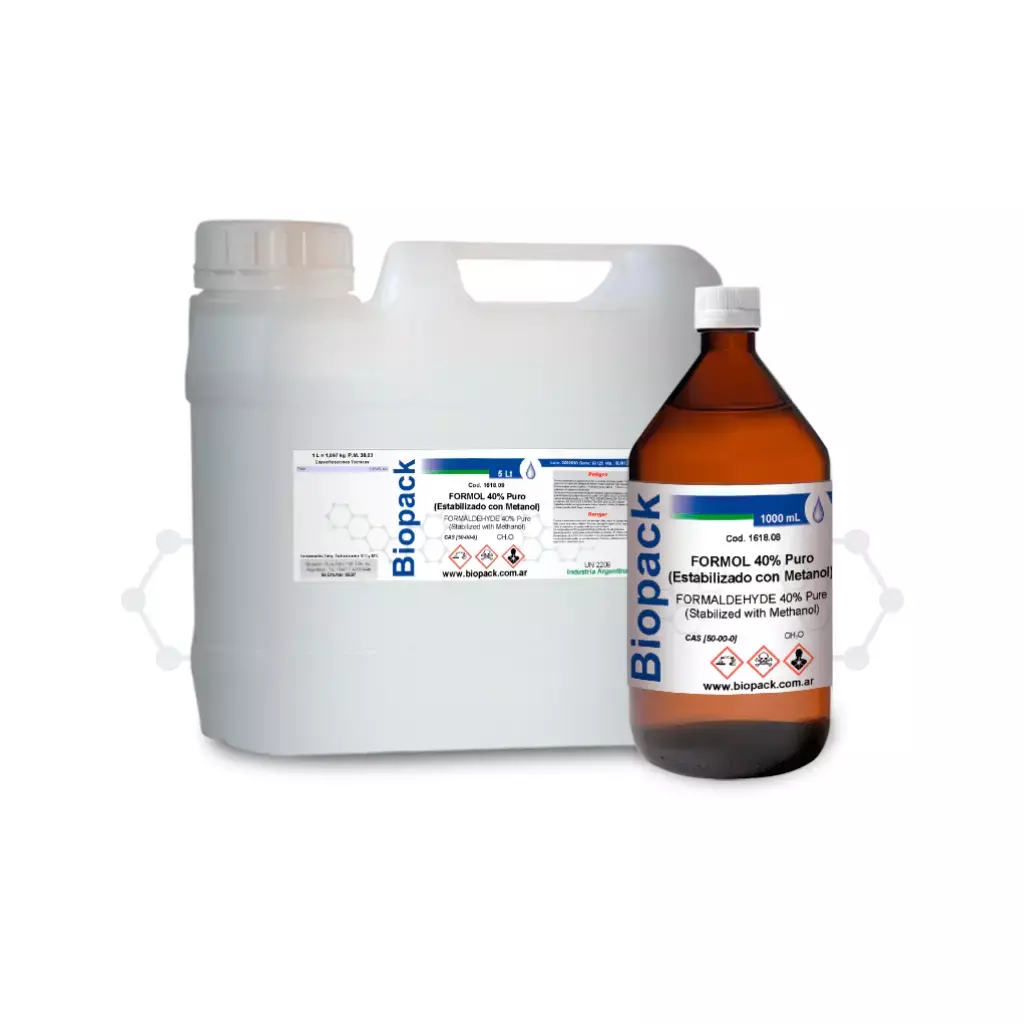 Formol 40% Puro x 1000 mL