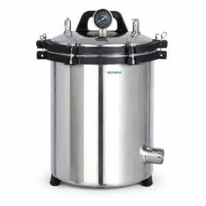 Esterilizador de vapor a presión portátil mod. FSF-24LM marca FAITHFUL