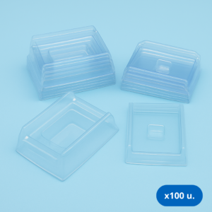 Moldes de Plástico 30 x 24 x 5 mm - Bolsa x 100 Unidades
