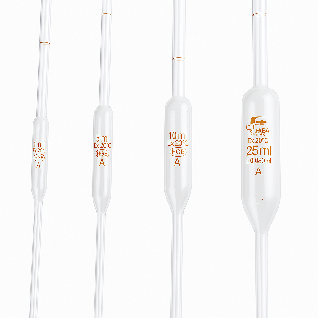 Pipeta Volumétrica 1 ml (Vidrio) - 1 Aforo
