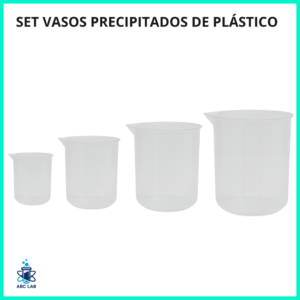 Set Vasos Precipitados de plástico - Abc Lab