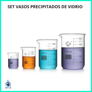 Set Vasos Precipitados de Vidrio - Abc Lab