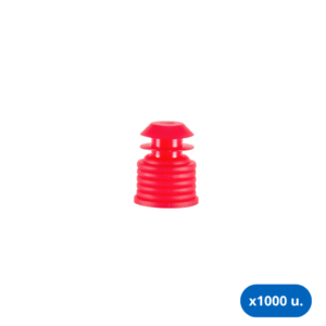 Tapón Aletado para Tubo de 13 mm - Bolsa x 1000 unidades