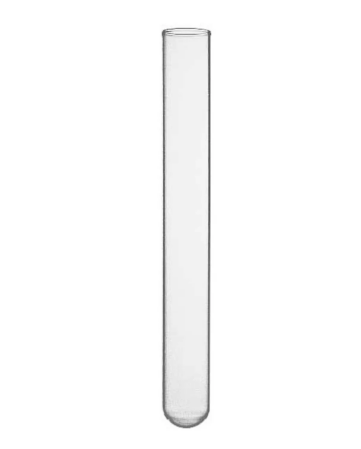 Tubo 12 x 100 mm de Vidrio Borosilicato x 8 ml de Hemolisis - Caja x 100 Unidades